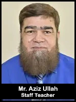 Mr. Aziz Ullah Staff Teacher