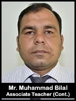 Mr. Muhammad Bilal  Associate Teacher (Cont.)