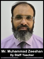 Mr. M. Zeeshan  Dy Staff Teacher