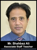 Mr. Shahbaz Ali  Associate Staff Teacher